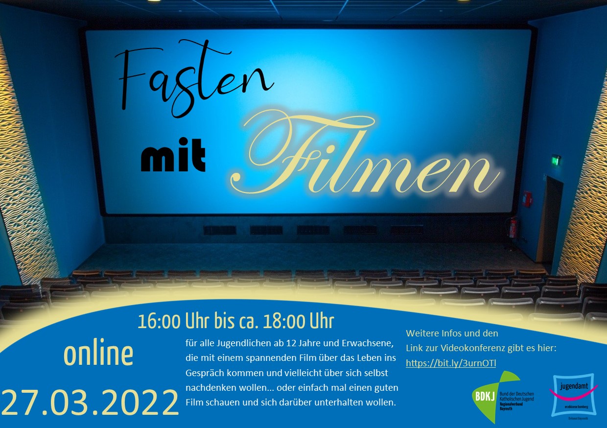 Flyer Fasten mit Filmen